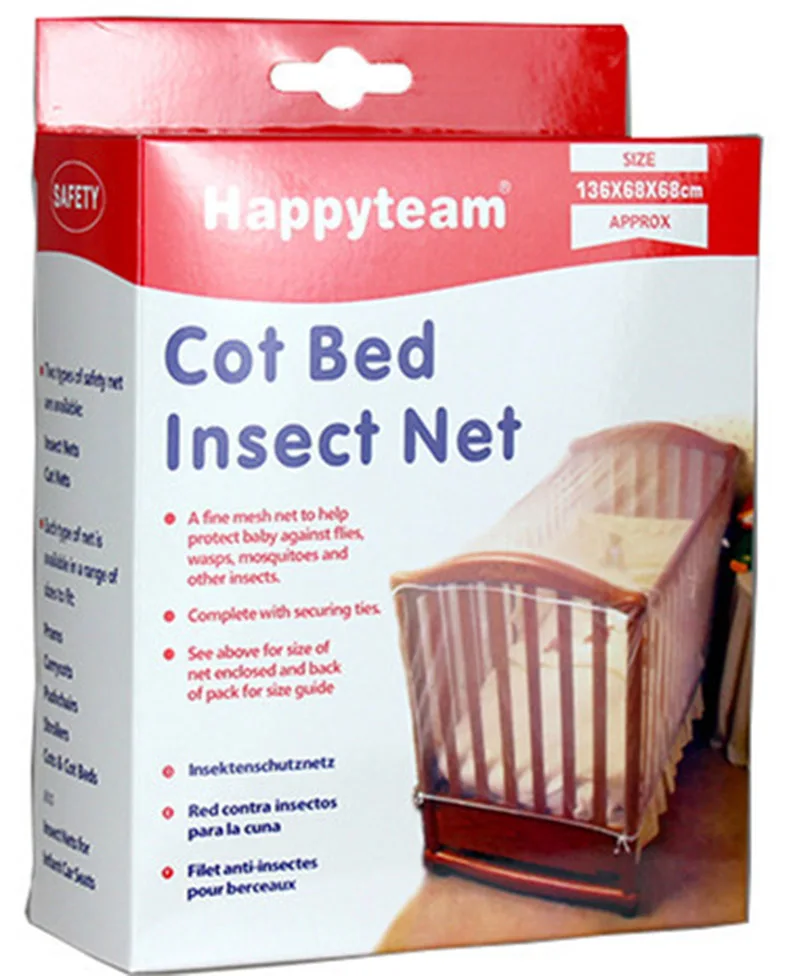 Baby Crib Cot Insect Mosquitoes Wasps Flies Net for Infant Bed folding Crib Netting Child Baby mosquito nets Crib Netting king size comforter sets