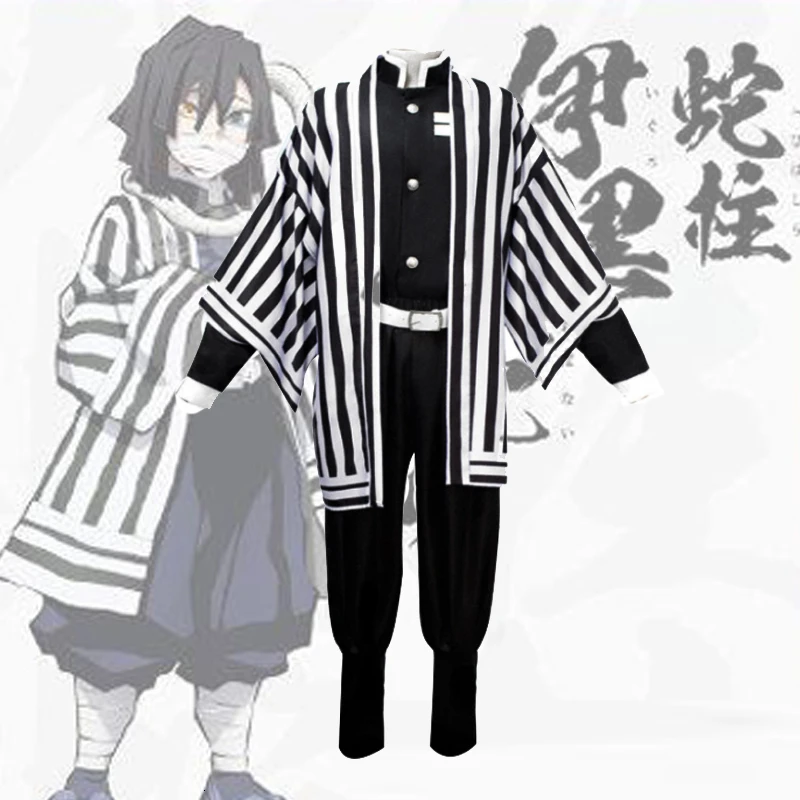 10 Аниме Demon Slayer Kimetsu No Yaiba Tanjiro Kamado парики Униформа костюм для косплея мужской Кимоно костюмы на Хэллоуин для женщин CS025 - Цвет: 10