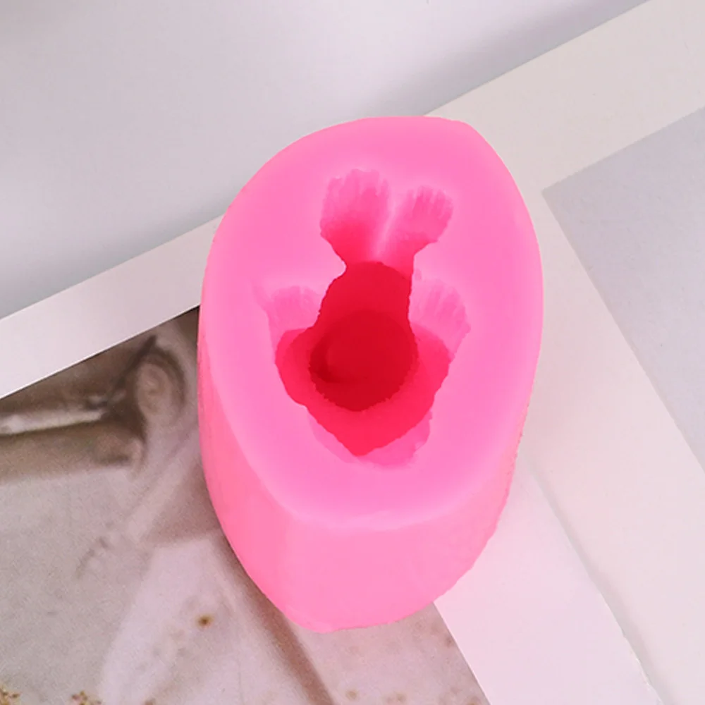 Милая 3D форма кота DIY силиконовая форма мыла свечи форма для фонданов, шоколада приспособление для украшения кухни торт украшения формы для выпечки