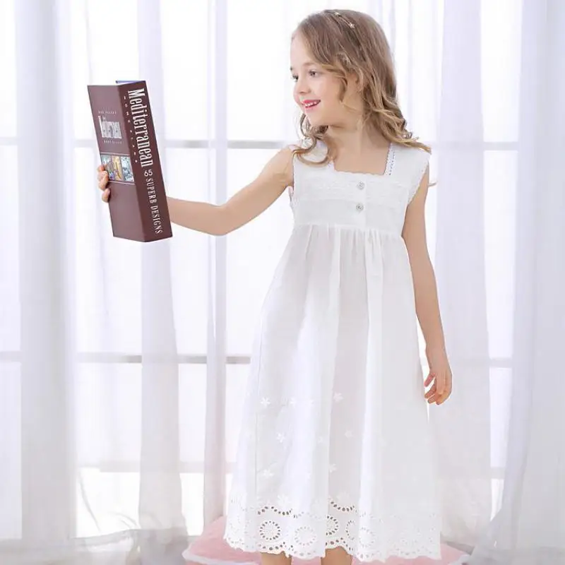 Toddle Girl Nightdress Princess Dress Children Pajamas Nightgowns For Girls Sleeping