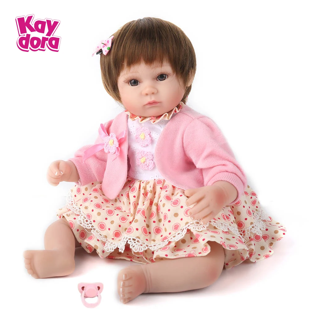 Детские мягкие игровые игрушки 40 см силиконовая кукла Reborn Baby Alive Bebe Boneca для