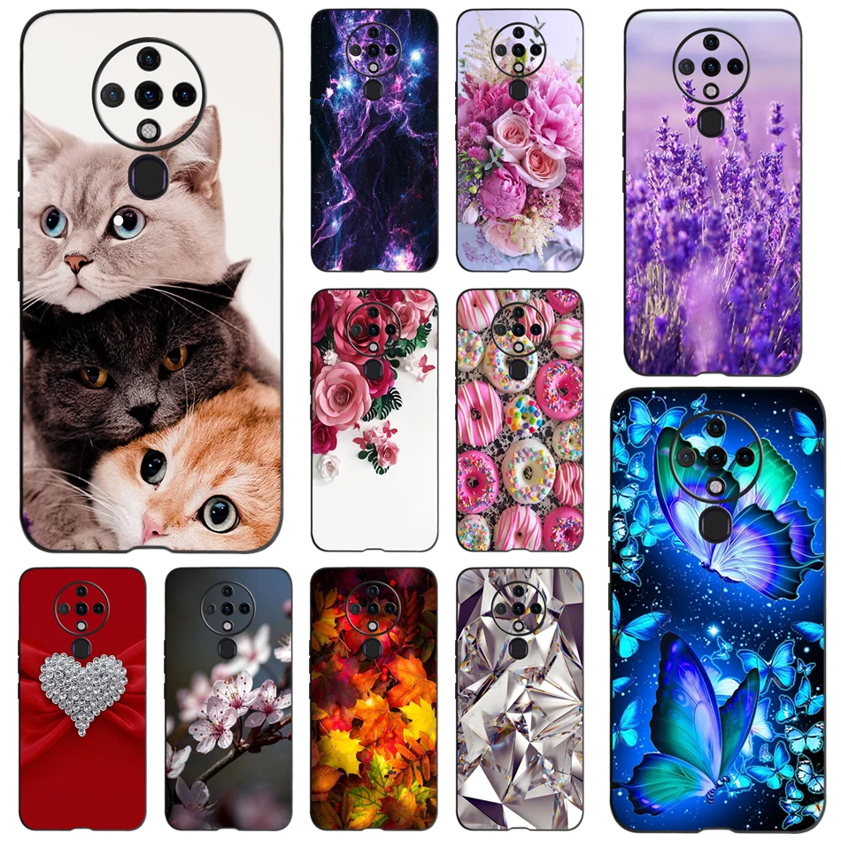 Carino Per Tecno Spark 6 Custodia Per Tecno Spark 6 Go Air Phone Cover Custodia In Silicone Fashion Design Per Spark6 Air 6 Go Paraurti In Tpu