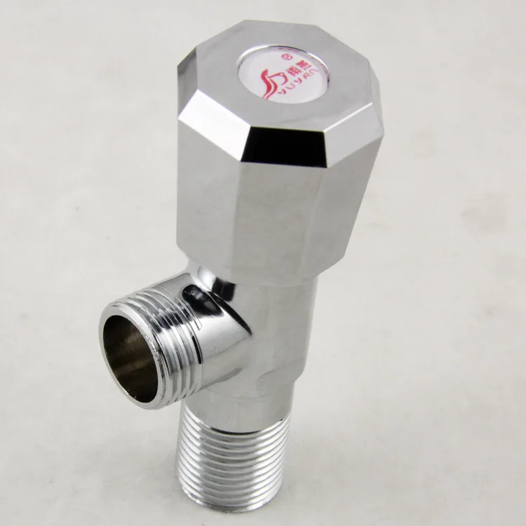 Напрямую от производителя продажи медный алмаз треугольный клапан Восьмиугольные прямые колеса ведущий клапан камера горшок водонагреватель Inle