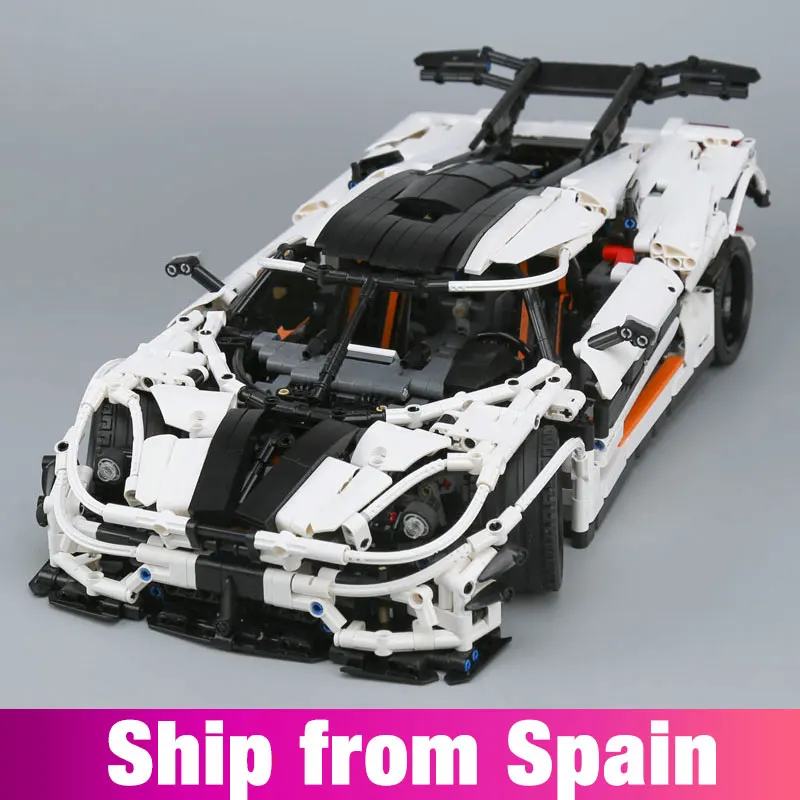 

23002 technic series compatible with 42056 kid's Educational toy car model building blocks bricks kits boys gift compatible lego