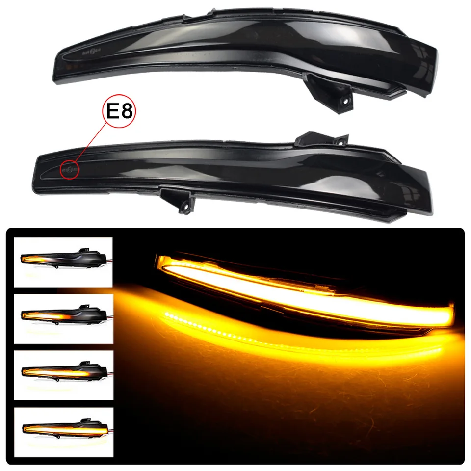 Right Side Black Mirror Indicator Light - Compatible With Mercedes AMG GT, C-Class, E-Class, GLC & More