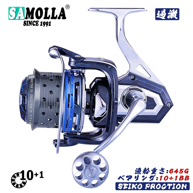 Big Full Metal Body Fishing Reel Strong Drag 30kg Spinning Reels Carp  Molinete Carretilha De Pesca Reels Pesca Accesorios Mar - AliExpress