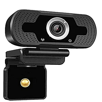 

1080P Webcam, Full HD PC Webcam USB Mini Computer Camera Built-in Microphone, Web Camera for Live Streaming, Video Calling