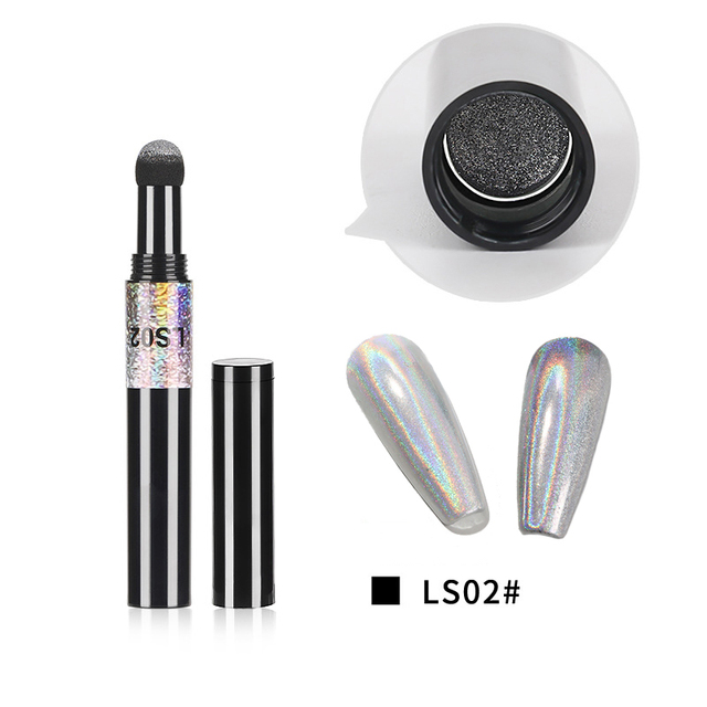 Double Color Fluorescent Nail Dipping Powder Pencil Cushion Polish Nail Art DIY Glow Effet Party Pigment Eye Shadow Use