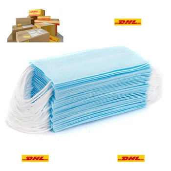 

Free DHL Shipping Mask Face Mask Disposable 3 Layer