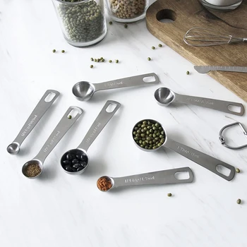 

Stainless Steel Measuring Spoons Leveler Whisk Kitchen Accessories For Cooking Baking Metal Measuring Tools 11PCS /Set