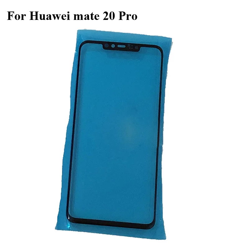 For Huawei Mate 20 Pro Front Outer touch Screen Glass Lens without flex cable Cover Repair Parts Mate20 pro 20pro | Мобильные