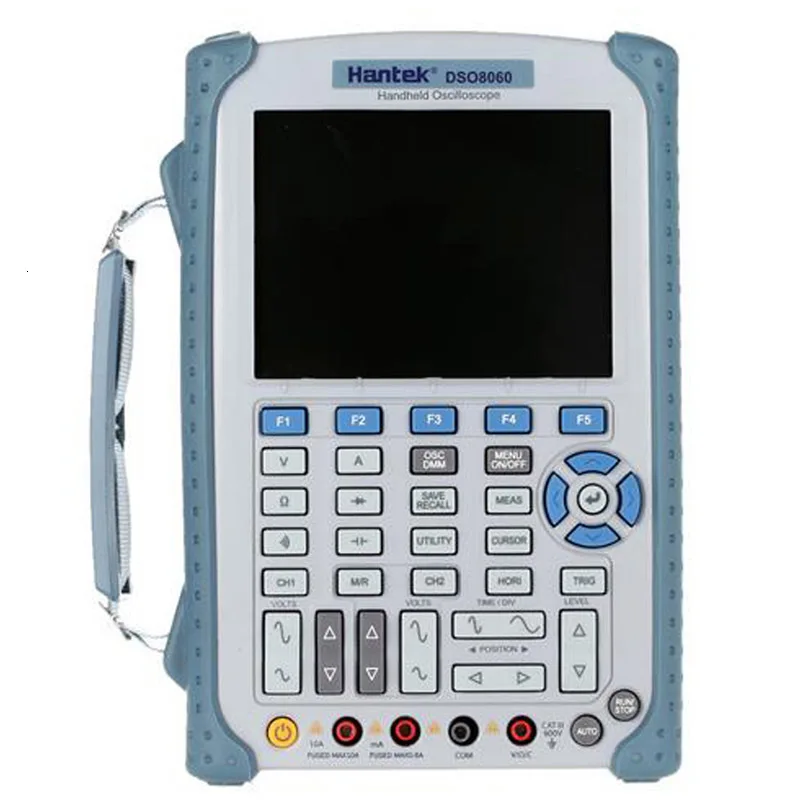 Hantek DSO8060 5 в 1 Ручной осциллограф DMM/анализатор спектра/счетчик частоты/генератор сигналов произвольной формы