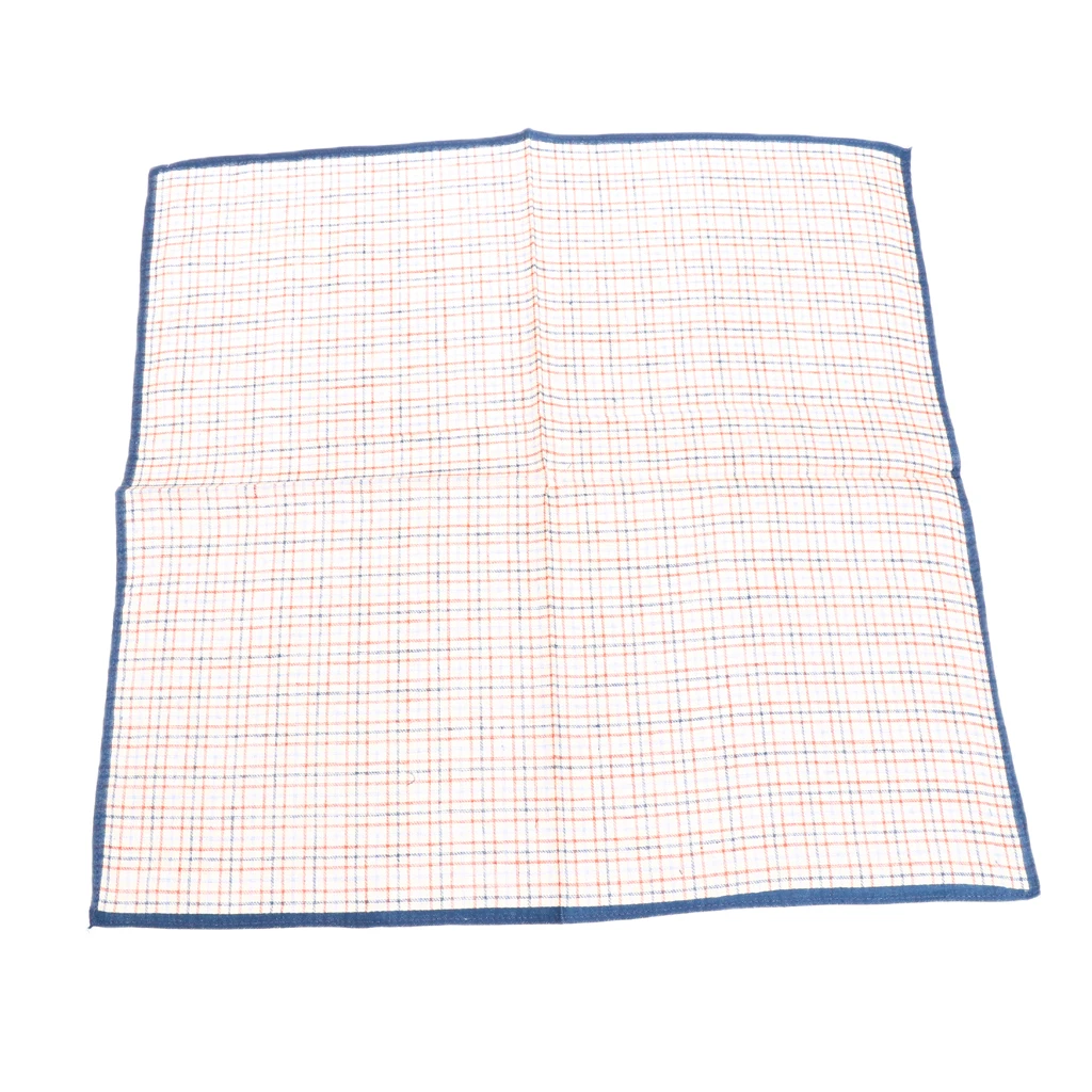 12pcs Assorted Fashion Handkerchief Men Woven Cotton 100% Square Hankies Lot 43 x 43 cm