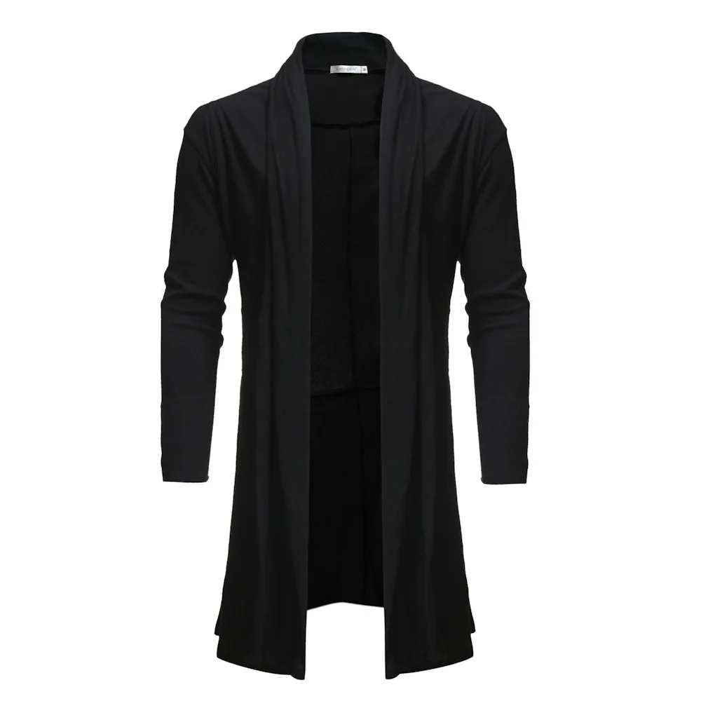 

Men Cotton Cardigan Autumn Spring Warm Solid Spacious regular Fashion Perfect Quality Long Sweaters Knitted Casual Jackets