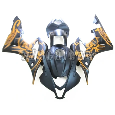 Полный обтекатели для Honda CBR600RR F5 2007 2008 CBR 600 RR 07 08 ABS пластиковые детали для мотоцикла капоты OEM Матовый черного, желтого цвета