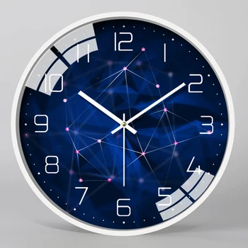

Living Room Silent Wall Clock Modern Design Round Nordic Wall Watch Creative Kitchen Waterproof Reloj De Pared Wall Watch