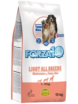 

FORZA10 FORZA10 DOG MAINTENANCE LIGHT ALL BREEDS diet for adult dogs of all breeds with tuna and rice
