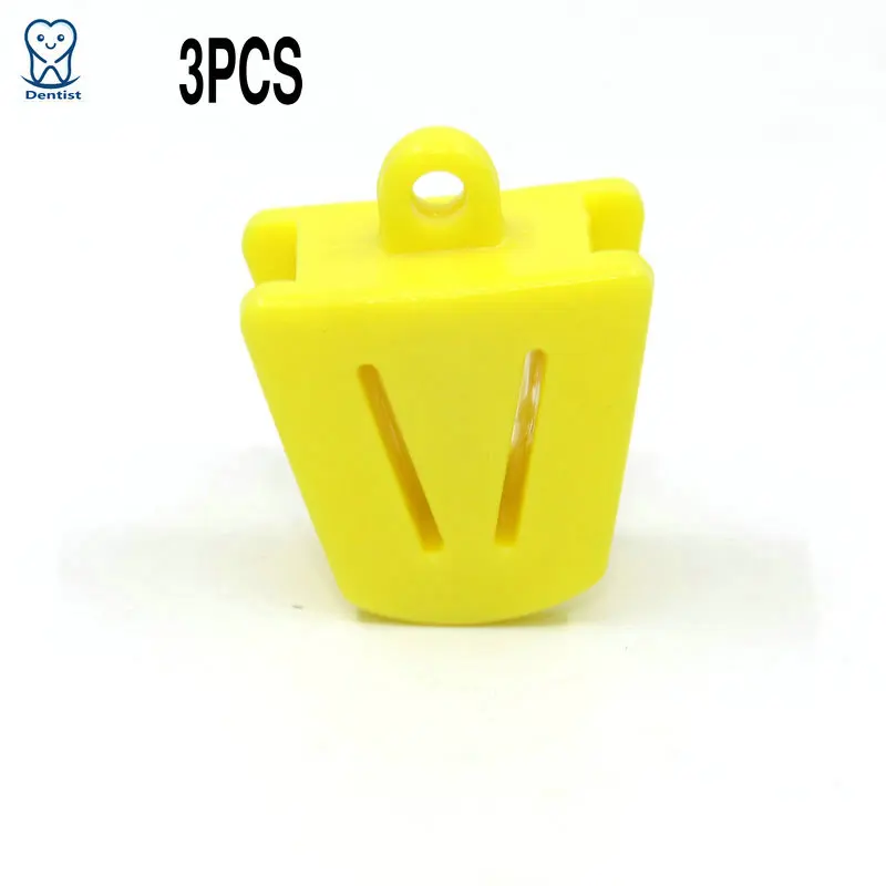 Dental Mouth Props Cheek Retractor 3Pcs Dental Bite Block for Dentistry Dentist Mouth Opener Silicone Rubber - Цвет: 3Pcs Yellow Small