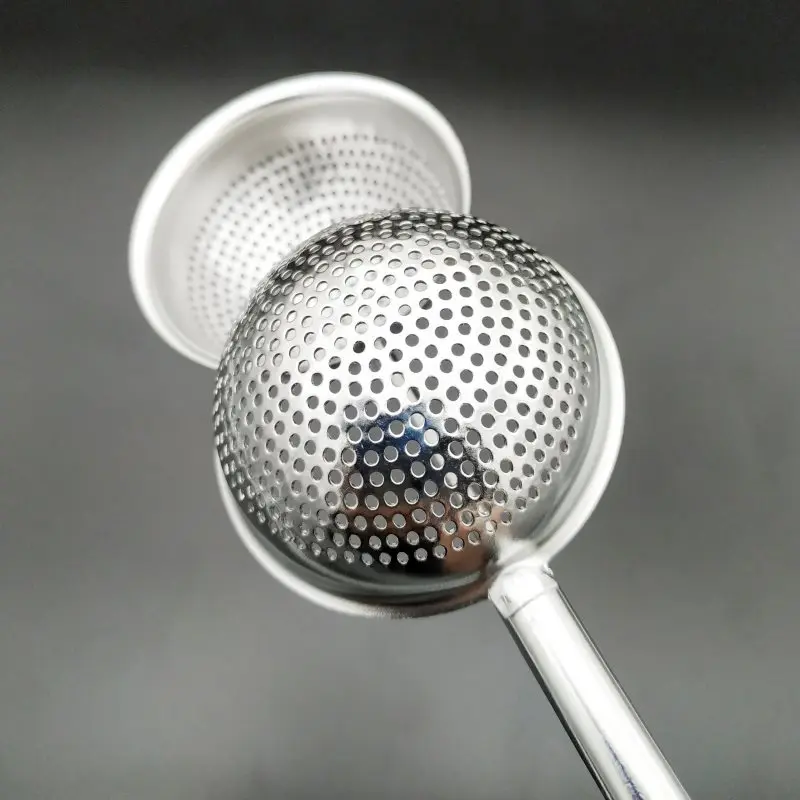Ball Shape Mesh Tea Infuser Filter Reusable Tea Bag Spice Stainless Steel Tea Strainer Tea Tool Accessories
