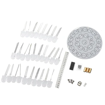 

DIY Round Ring Kit Touch Control Full Color RGB LED Lighthouse Kit MCU Control DIY Electronic Production Set Gitfs for Kids