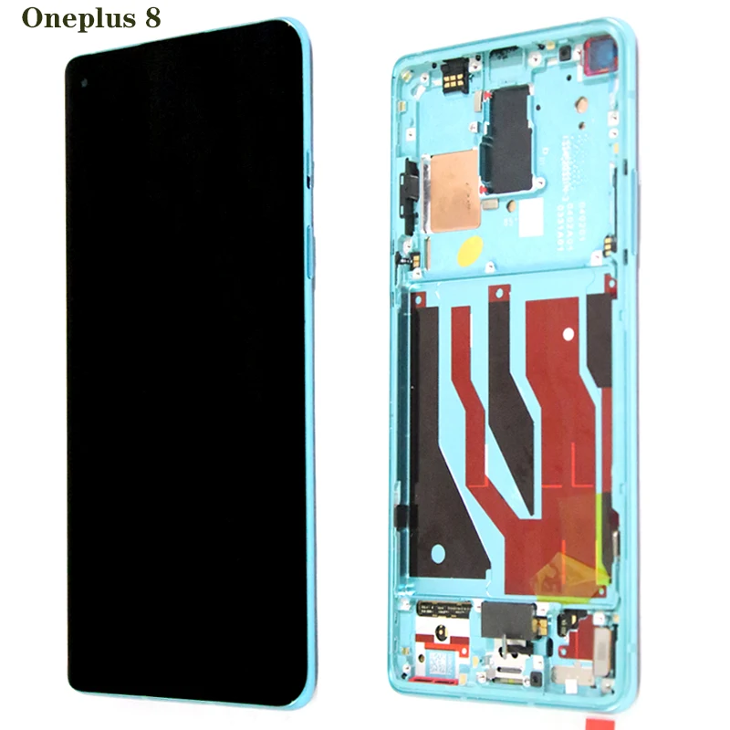 6.55 Original Fluid AMOLED Axisinternational For OnePlus 8T LCD Display  Screen+Touch Panel Digitizer Frame For Oneplus 8 5G - AliExpress