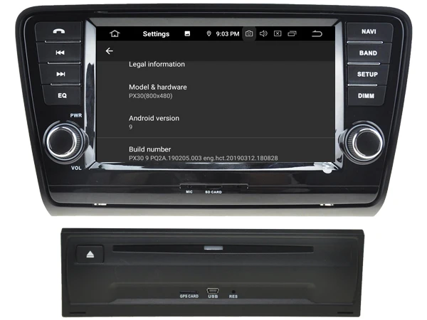 Discount RUISO 4g+64g 8-Core Car DVD Player Android 9.0 for SKODA Octavia 2013 car multimedia auto stereo 1080P gps wifi dvr dab obd ips 21