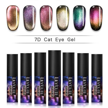 

5ml Nail Gel Soak Off 7D Art Design UV LED DIY Auroras Polish Liquid Magnetic Shining Luminous Cat Eye