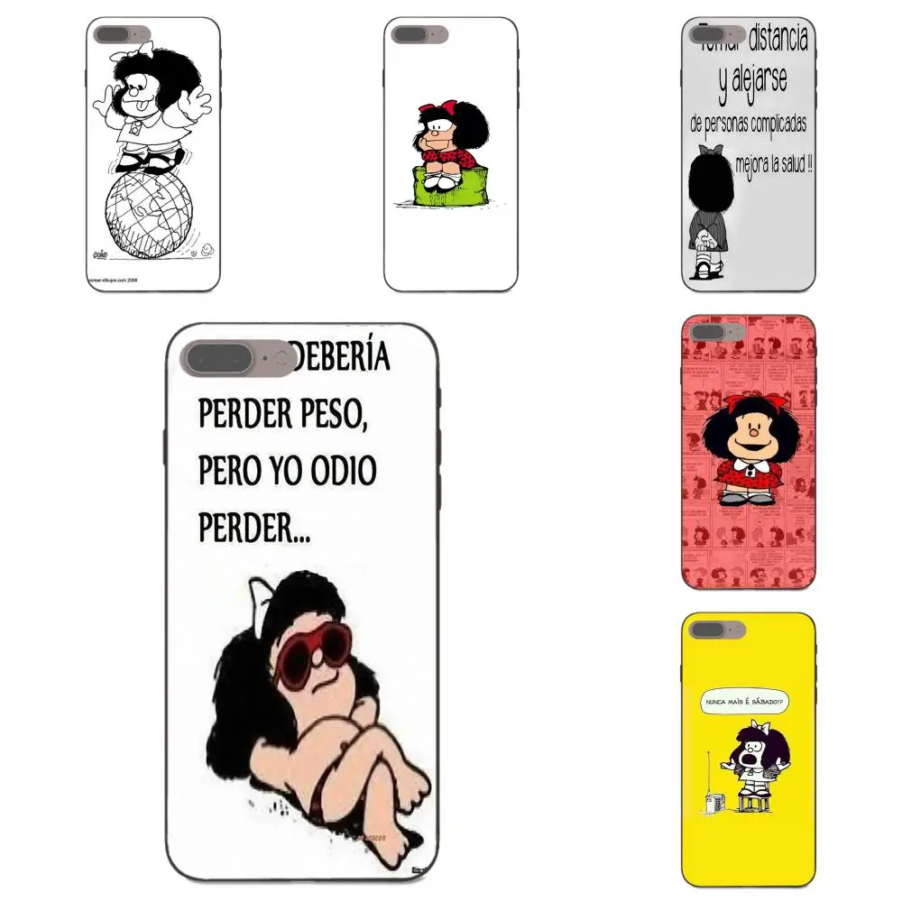 Мультфильм Mafalda Девушка ТПУ 2017 новое поступление для Huawei Honor 5A 6A 6C 7A 7C 7X 8A 8C 8X 9 10 P8 P9