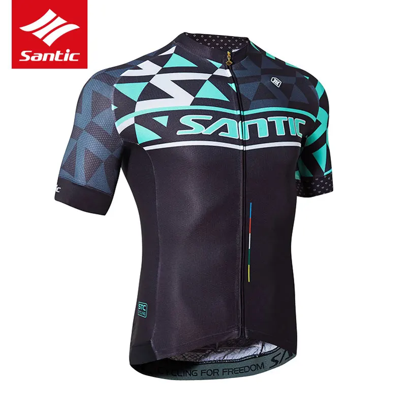 Новинка, Santic Pro, короткий рукав, Майки для велоспорта, дышащие, MTB, шоссейные, велосипедные, Джерси, противоскользящие, быстро сохнут, для спорта на открытом воздухе, велосипедная одежда