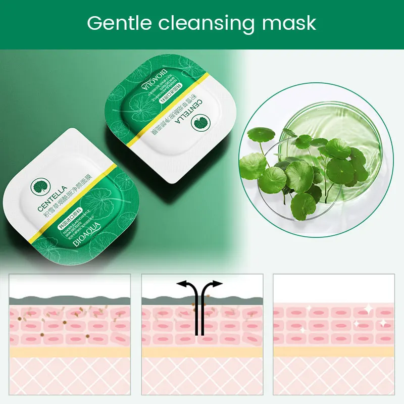 

Deep Cleansing Mud Facial Mask Oil Control Pores Purifying Shrink Brighten Skin Tone Acne Relief Blackhead Cleaning Smear Mask