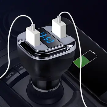 

Universal Car Charger Dual Usb Fast Charging Car Phone Usb GPS Voltage Charger Real-time Tracking Charger Car Monitoring Du J1W2