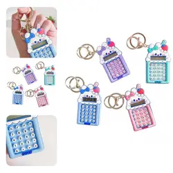 Great Key Chains Decorative Cute Electronic Calculator Keychains Pendant  Calculator Keychains    Key Ring