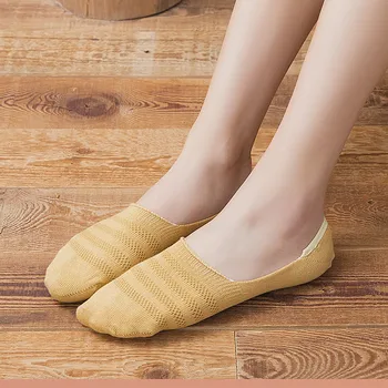 

10pairs/lot Candy Color Retro Solid Invisible Low Cut Womens Comfortable Cotton Soft Ladies Elegant High Quality Non-slip Chic