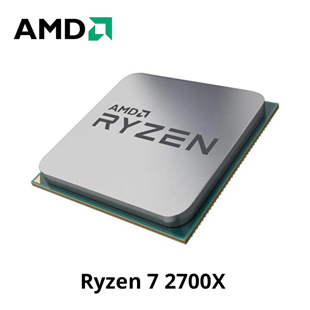 Процессор AMD ryzen 7 2700X cpu 3,7 GHz Восьмиядерный 16-поток 105W TDP процессор разъем AM4 настольный с герметичной коробкой вентилятор радиатора