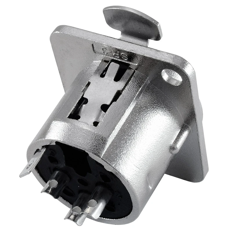 8 Пак XLR Jack 3 Pin-panel Mount jacks D Series: 4 шт женский размер XLR-F и 4 шт мужской размер XLR-M