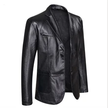 7XL новая брендовая куртка из искусственной кожи для мужчин Осень Зима повседневные мужские куртки однотонная одежда эластичная мотоциклетная верхняя одежда