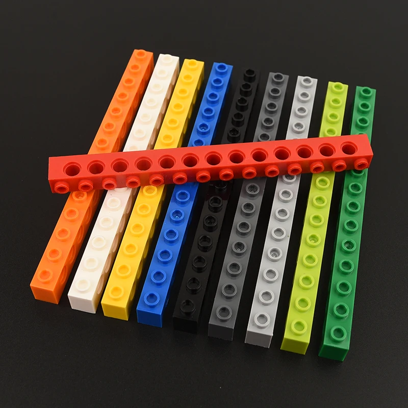 5PCS 32018 High-Tech Hole Brick 1 x 14 [13 Holes] Building block accessories parts MOC DIY Education Build Toys Bricks |
