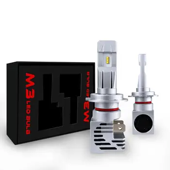 

2 Pcs H4 H7 H11 9005 9006 Car LED Headlight Bulb Kit DC 9-32V 6500K White Light 90W 16000LM 360 Degree Beam Angle Foglight