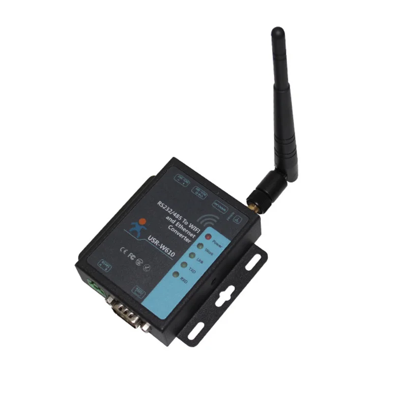 

USR-W610 RS485/ RS232 WiFi последовательный сервер, последовательный к Wi-Fi/Ethernet конвертер с поддержкой шлюза Modbus