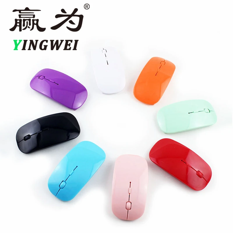 1600 dpi USB оптическая беспроводная компьютерная мышь 2,4G приемник супер тонкая мышь для ПК ноутбука