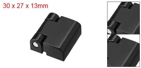 30 x 27 x 13mm1 pcs Uxcell черные матовые серебряные яркие серебряные для шкафа ворота шкафа двери Длина цинковый аллоишарнир - Цвет: 30 x 27 x 13mm1 pcs