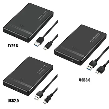 

Portable 2.5 inch HDD SSD Enclosure 480Mbps Hard Drive Disk Box Mobile External Case for Laptop Notebook PC