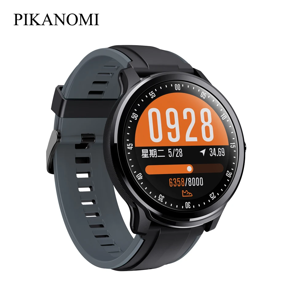 

GPS Sport Smart Watch IP68 Waterproof Bluetooth Wrist Watch Heart Rate Blood Pressure Monitor Fitness Tracker Watch Full Touch