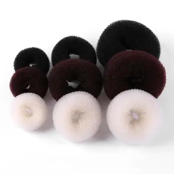 

Fashion hair maker donut foam sponge easy big ring hairstyle hair styling tools accessories for girls female lady hair