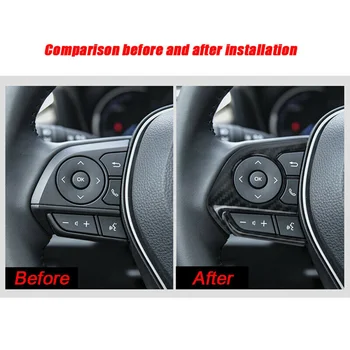 

Trim Button Frame Cover For Toyota RAV4 19-20 Carbon Fiber Steering Hot Sale