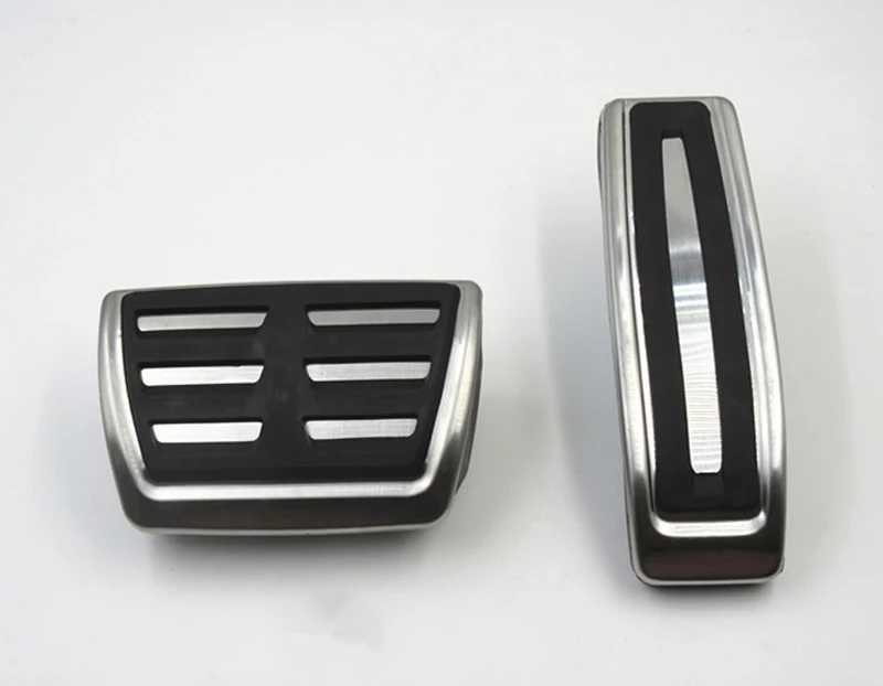 

Stainless Steel Gas Accelerator Fuel Brake Pedals AT Plate Pad For Audi Q7 Porsche Cayenne VW Volkswagen Touareg 2007-2019