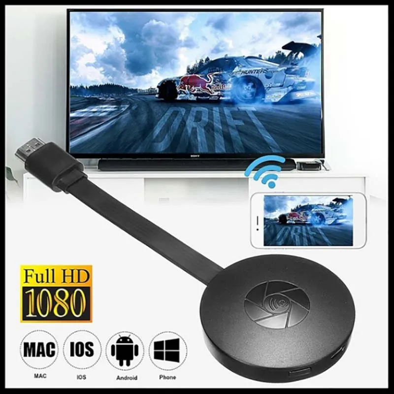 

wireless hdmi adapter Android / IOS Wireless Hdmi With Screen Airplay Push Treasure HD Mobile TV Projection Video Transmission