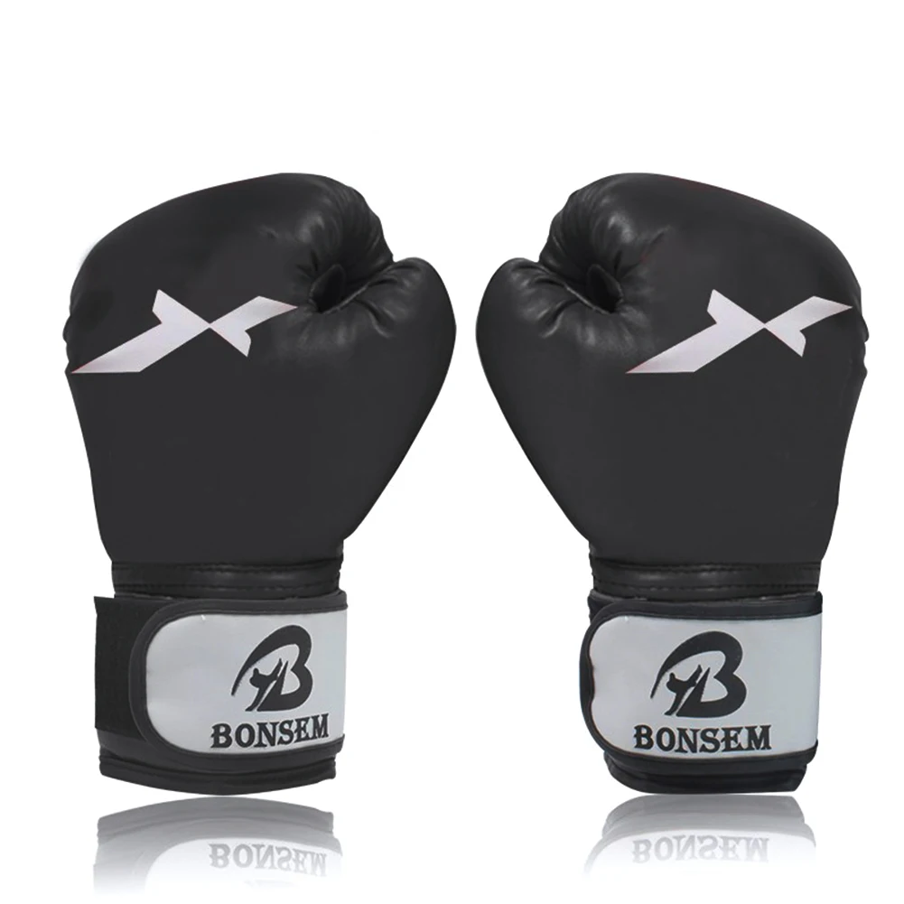 

Brazilian Muay Thai PU Leather Boxing Gloves Women Men MMA Gym Training Grant Boxing Gloves Professional Monden New N5