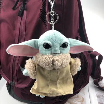 

Ready Stock 15cm Star Wars Master Baby Yoda Plush Pendants Soft Stuffed Dolls Keychains Toys For Kids Birthday Gifts