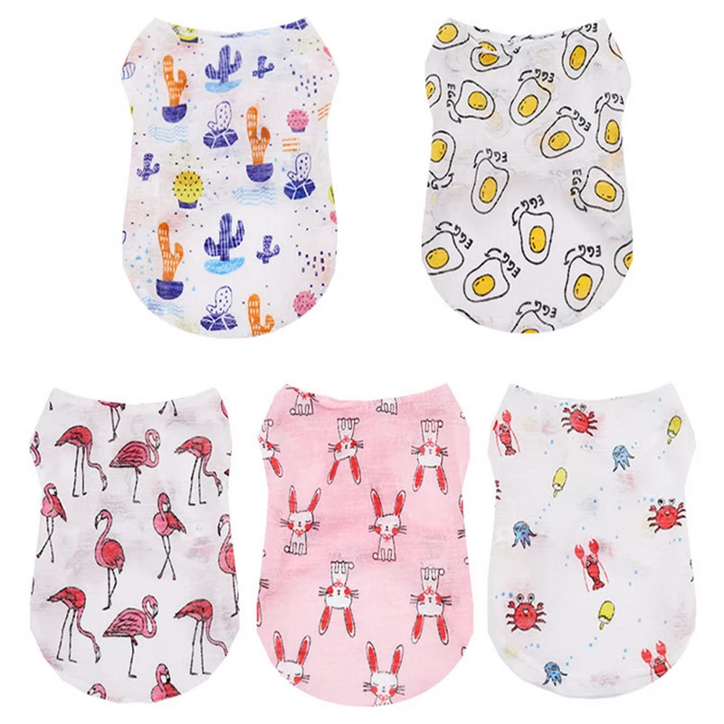 

Cheap Pet Small Dog Clothes Breathable Cute Dog Outfits Patterns For Small Dog Clothes For Pomeranians Chihuahua Clothes T-Shirt